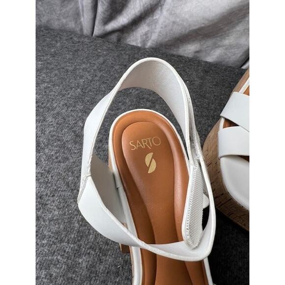 Sarto By Franco Sarto Donati Cork Platform Sandal Shoe Size 9.5 - Picture 7 of 9